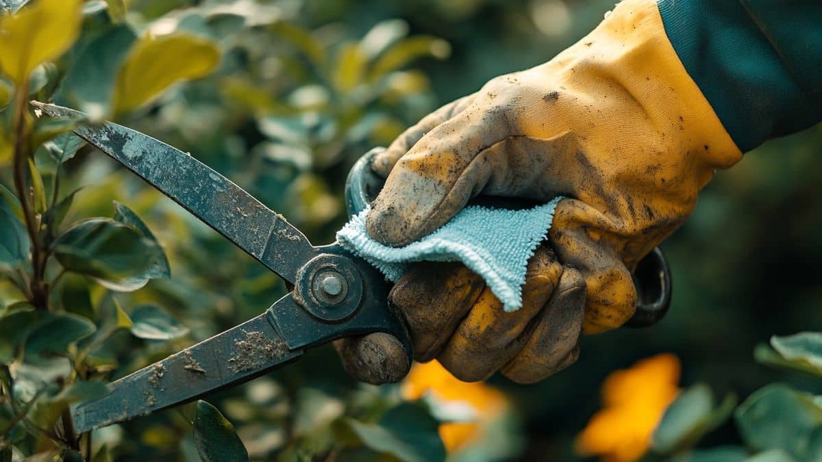 Disinfezione degli attrezzi da giardinaggio