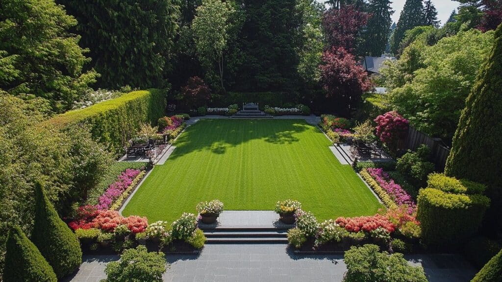 Come progettare perfettamente un giardino rettangolare?