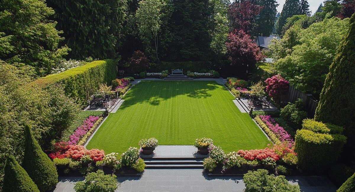 Come progettare perfettamente un giardino rettangolare?