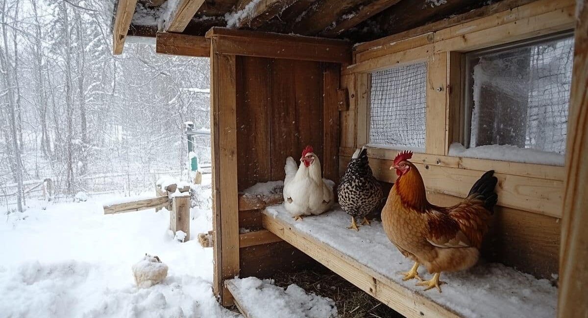 Le vostre galline sono pronte ad affrontare il freddo e la neve? Ecco come proteggerle efficacemente durante l'inverno