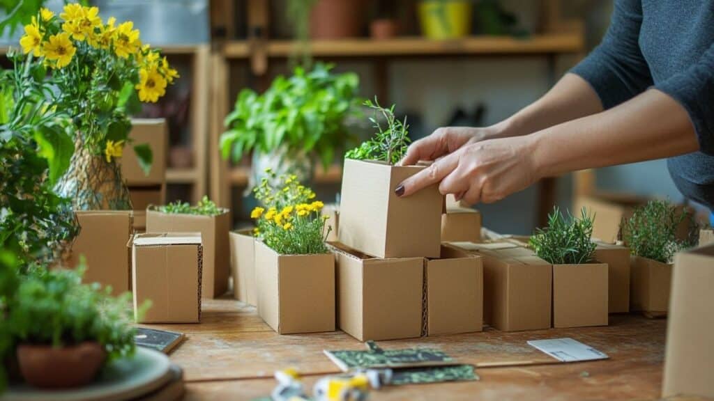 Trasforma le tue scatole di Natale in un tesoro per il tuo giardino: la guida al riciclo intelligente