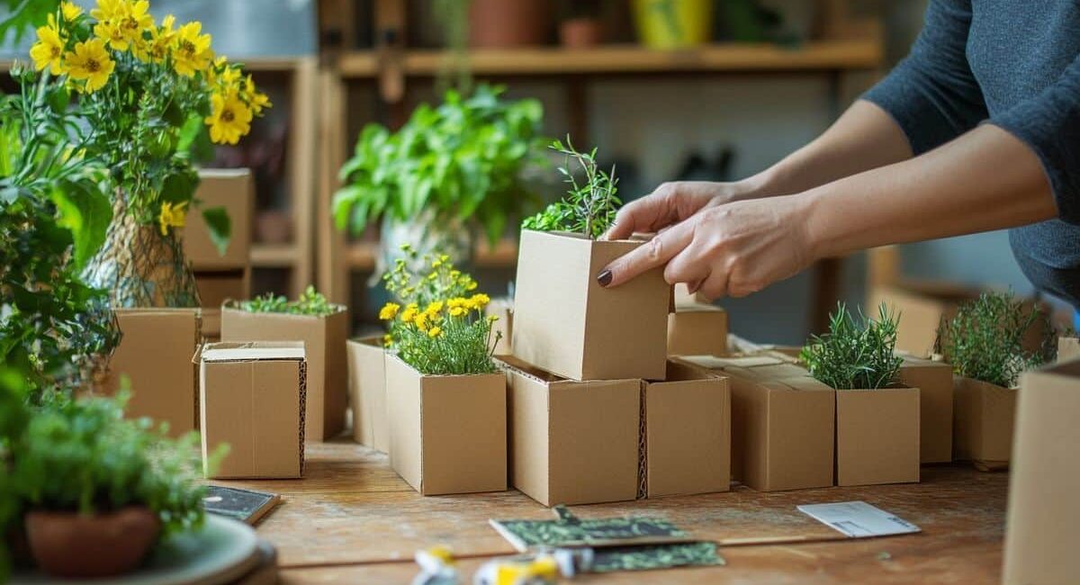 Trasforma le tue scatole di Natale in un tesoro per il tuo giardino: la guida al riciclo intelligente