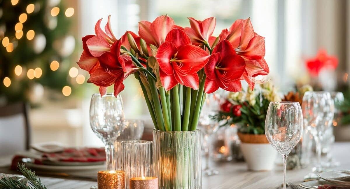 Un Natale incantato con amaryllis in fiore: la guida essenziale da seguire subito