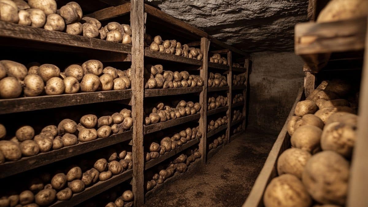 Errore da evitare nella conservazione delle patate